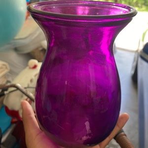 Purple vase